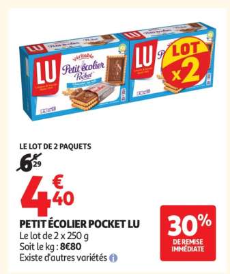 Petit Écolier Pocket Lu