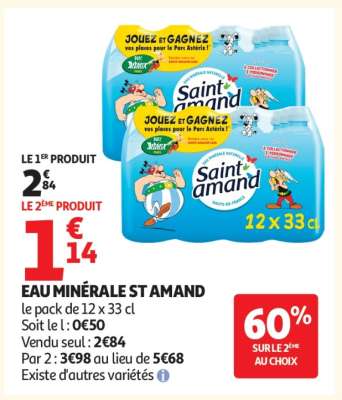 EAU MINÉRALE ST AMAND