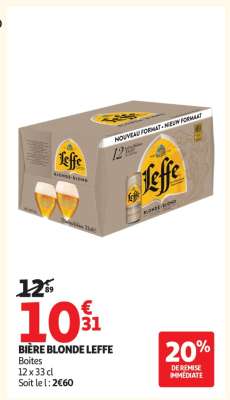Bière Blonde Leffe*