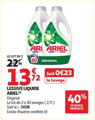 LESSIVE LIQUIDE "ARIEL"