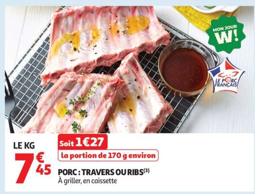 Porc : Travers Ou Ribs