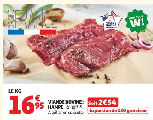 Viande Bovine : Hampe**