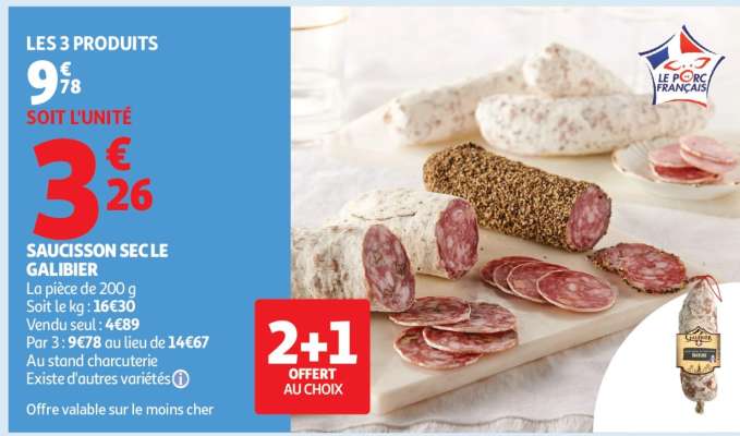 Saucisson Sec Le Galibier