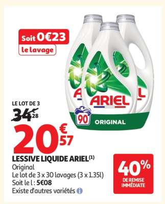 LESSIVE LIQUIDE "ARIEL"