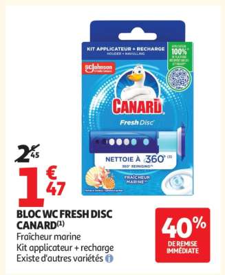 BLOC WC FRESH DISC CANARD