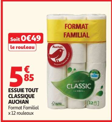 ESSUIE TOUT CLASSIQUE AUCHAN