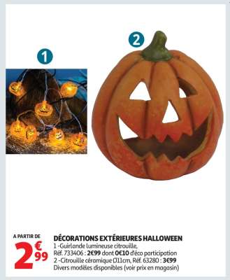 DÉCORATIONS EXTÉRIEURES HALLOWEEN