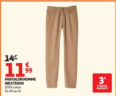 Pantalon Homme Inextenso