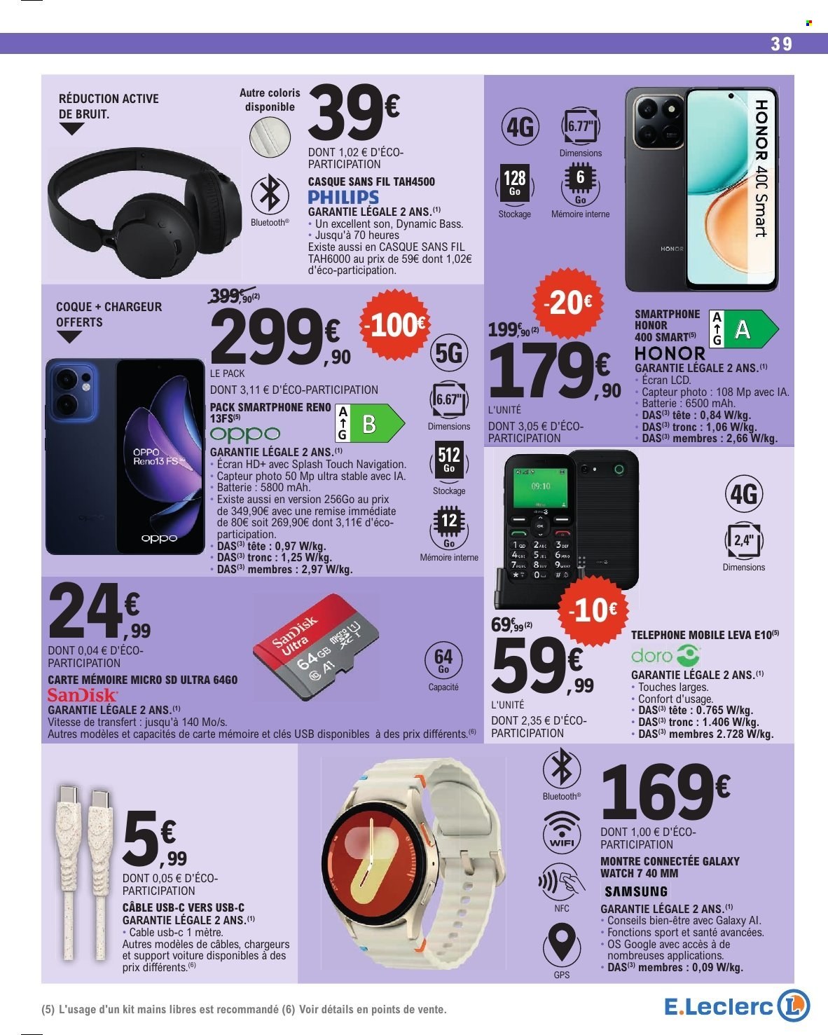 Catalogue E.Leclerc - 29/09/2026 - 10/10/2026. Page 39