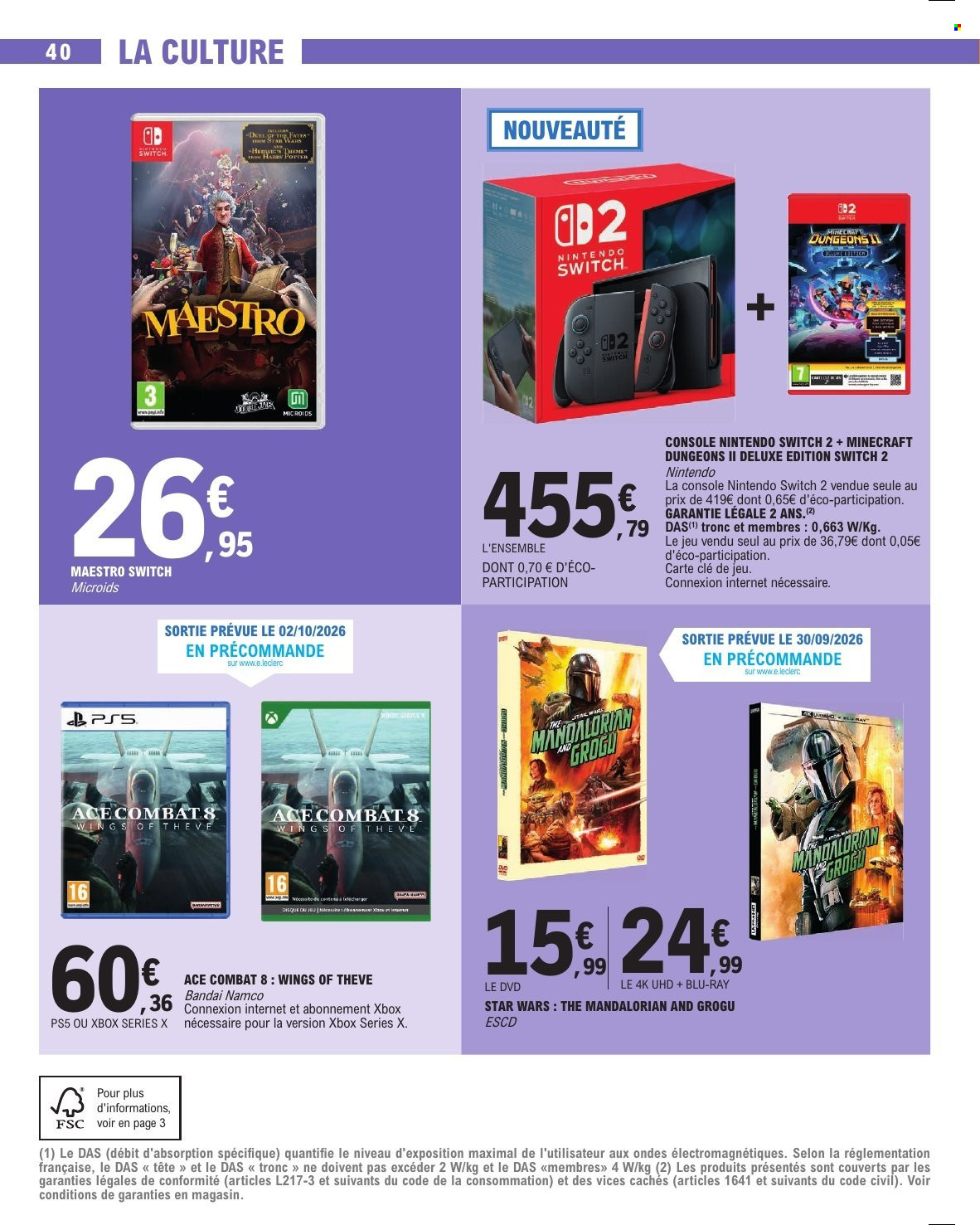 Catalogue E.Leclerc - 29/09/2026 - 10/10/2026. Page 40