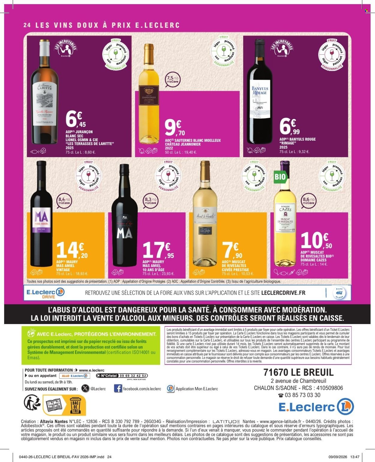 Catalogue E.Leclerc - 29/09/2026 - 10/10/2026. Page 24