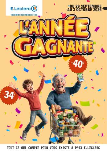 Catalogue E.Leclerc - 29/09/2026 - 03/10/2026.