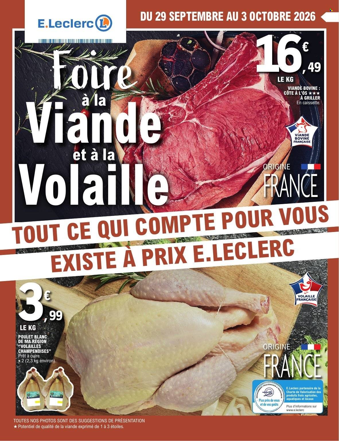 Catalogue E.Leclerc - 29/09/2026 - 03/10/2026. Page 1
