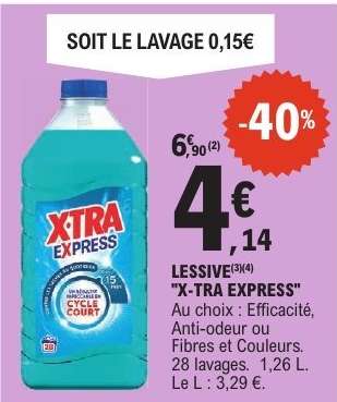 LESSIVE "X-TRA EXPRESS"