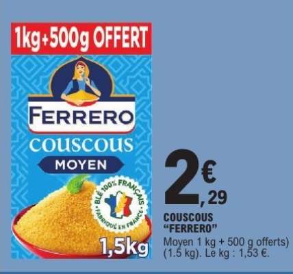 Couscous "Ferrero"