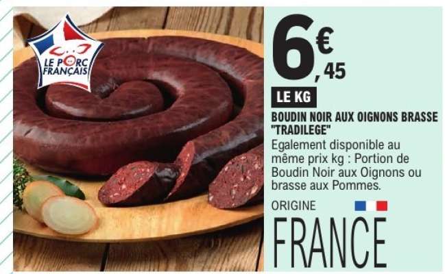 Boudin Noir aux Oignons - Brasse 'Tradilege'