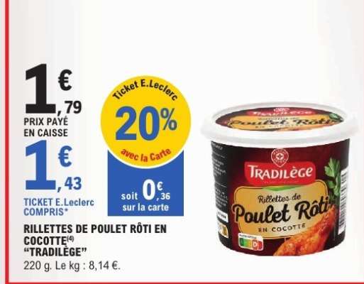 Rillettes de Poulet Rôti en Cocotte "Tradilège"