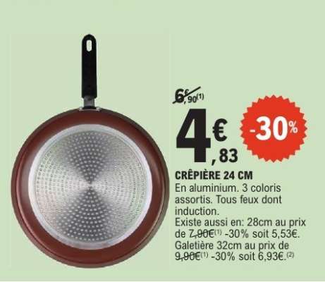 CRÊPIÈRE 24 CM