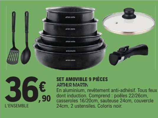 SET AMOVIBLE 9 PIÈCES