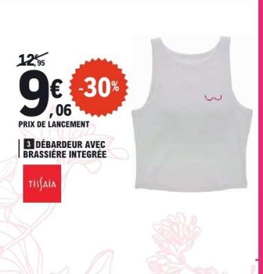 DÉBARDEUR AVEC BRASSIÈRE INTÉGRÉE
