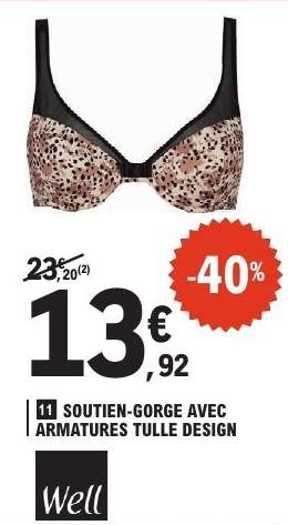 SOUTIEN-GORGE AVEC ARMATURES TULLE DESIGN