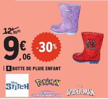 Botte de pluie enfant