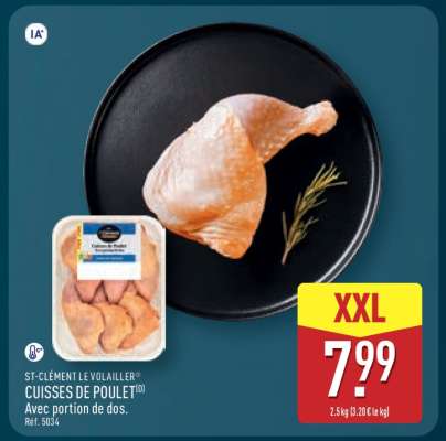 ST-CLÉMENT LE VOLAILLER® CUISSES DE POULET