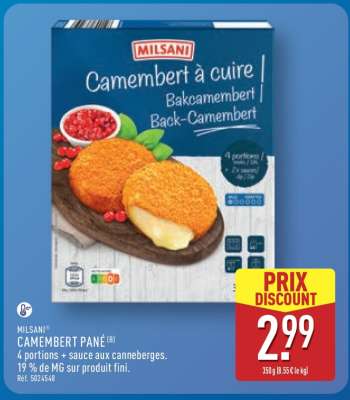 MILSANI® Camembert Pané
