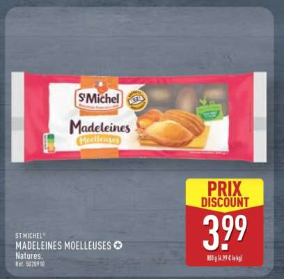 ST MICHEL Madeleines moelleuses