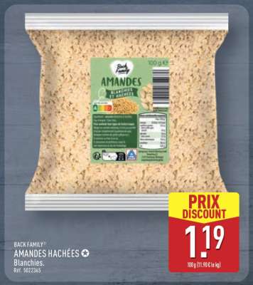 Amandes Hachées