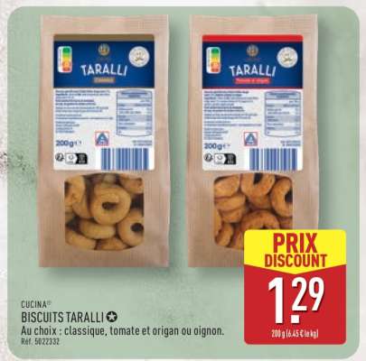 BISCUITS TARALLI