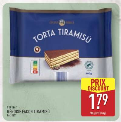 Cucina Génoise Façon Tiramisu