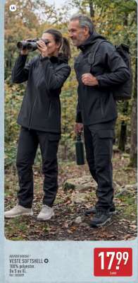 ADVENTURIDGE® VESTE SOFTSHELL