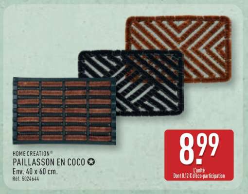 HOME CREATION® PAILLASSON EN COCO