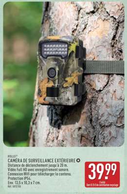 CAMÉRA DE SURVEILLANCE EXTÉRIEURE