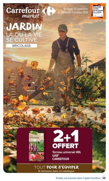 Catalogue Carrefour Market - 22/09/2026 - 11/10/2026.