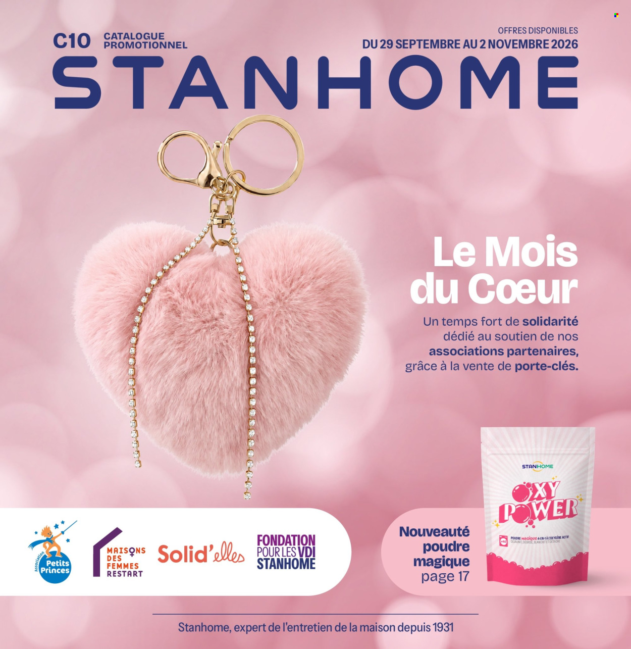 Catalogue Stanhome - 29/09/2026 - 02/11/2026. Page 1