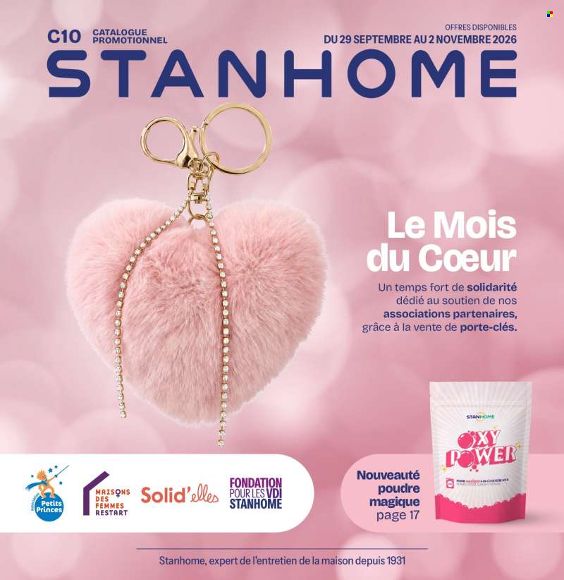 Catalogue Stanhome - 29/09/2026 - 02/11/2026.