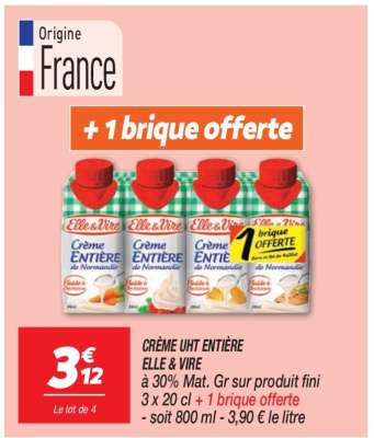 CRÈME UHT ENTIÈRE