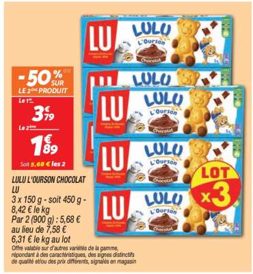 Lulu L'Ourson Chocolat