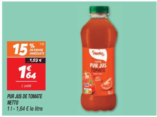 PUR JUS DE TOMATE