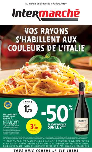 Catalogue Intermarché - 06/10/2026 - 11/10/2026.