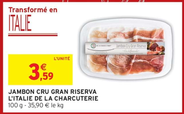 JAMBON CRU GRAN RISERVA