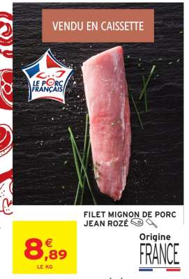 Filet Mignon de Porc Jean Rozé