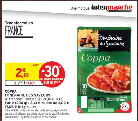 COPPA ITINÉRAIRE DES SAVEURS