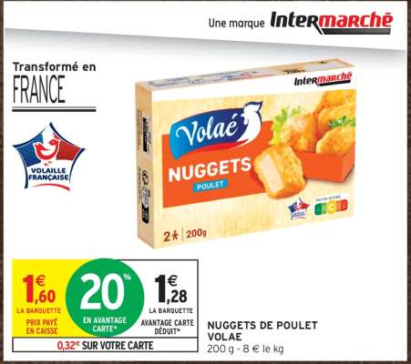 NUGGETS DE POULET VOLAE