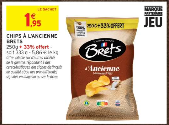 CHIPS À L'ANCIENNE “BRETS”