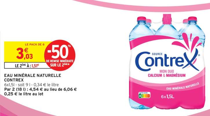 Eau Minérale Naturelle Contrex