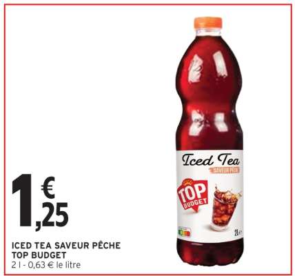 ICED TEA SAVEUR PECHE TOP BUDGET