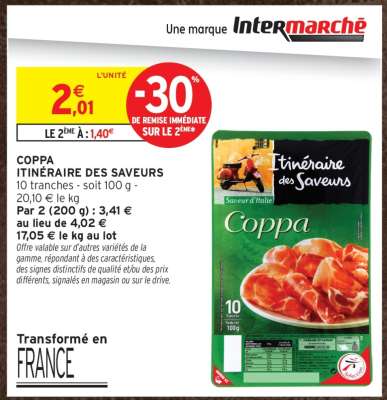 COPPA ITINÉRAIRE DES SAVEURS